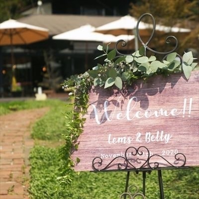 茨城・大子、お洒落カフェ＆ゲストハウス、咲くカフェのガーデンウェディング。DIY。