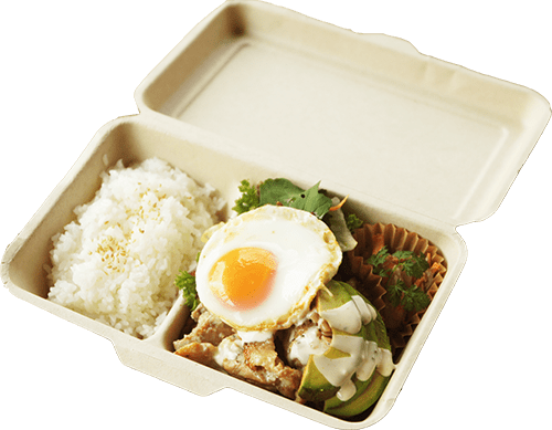 大子・咲くカフェのテイクアウトメニューランチボックス。
