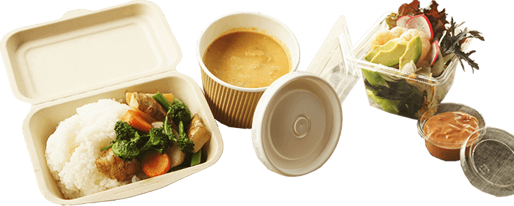 大子・咲くカフェのテイクアウトメニュー。レッドカレー。