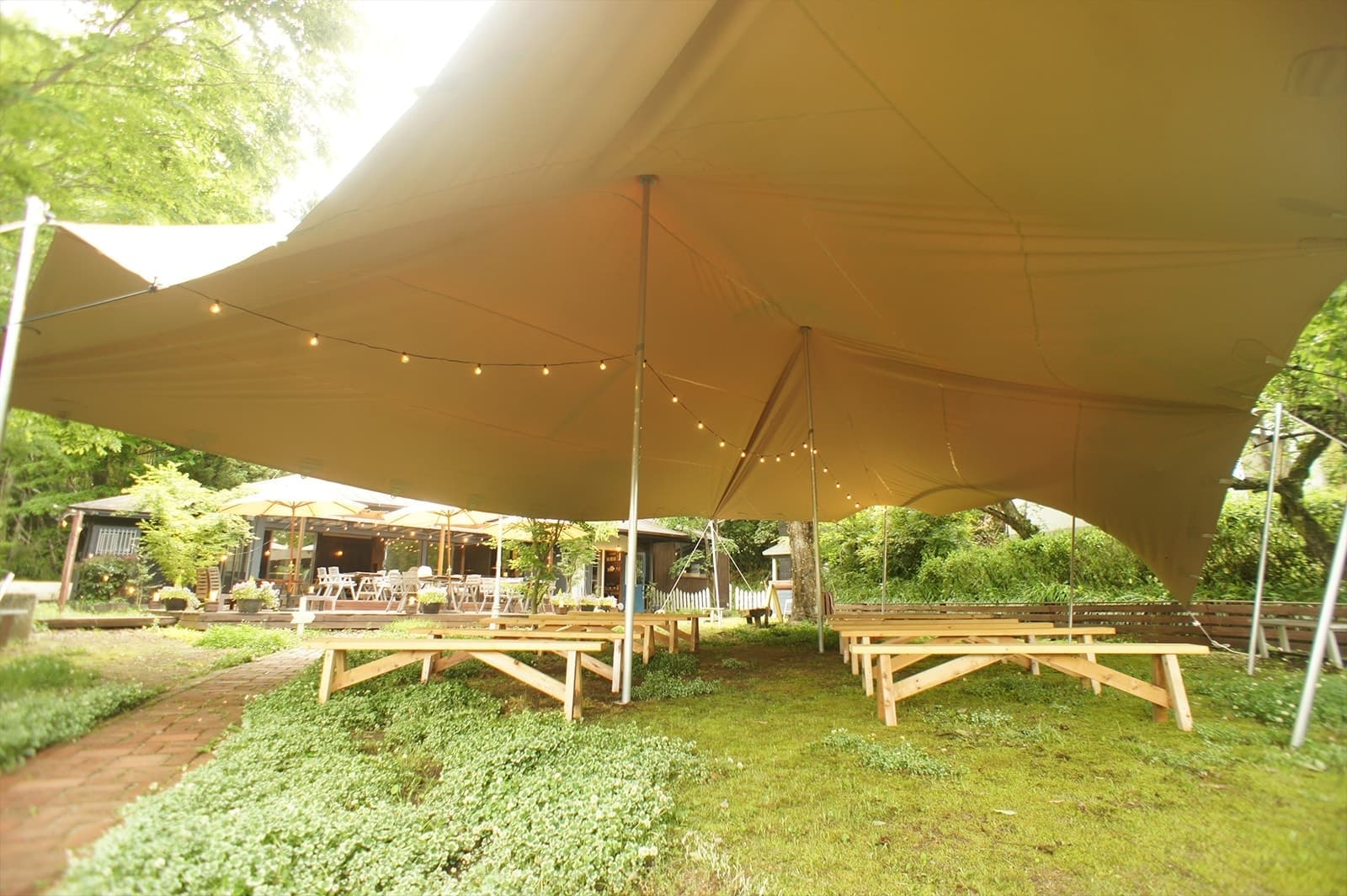 咲くカフェウェディング。garden wedding in 茨城大子