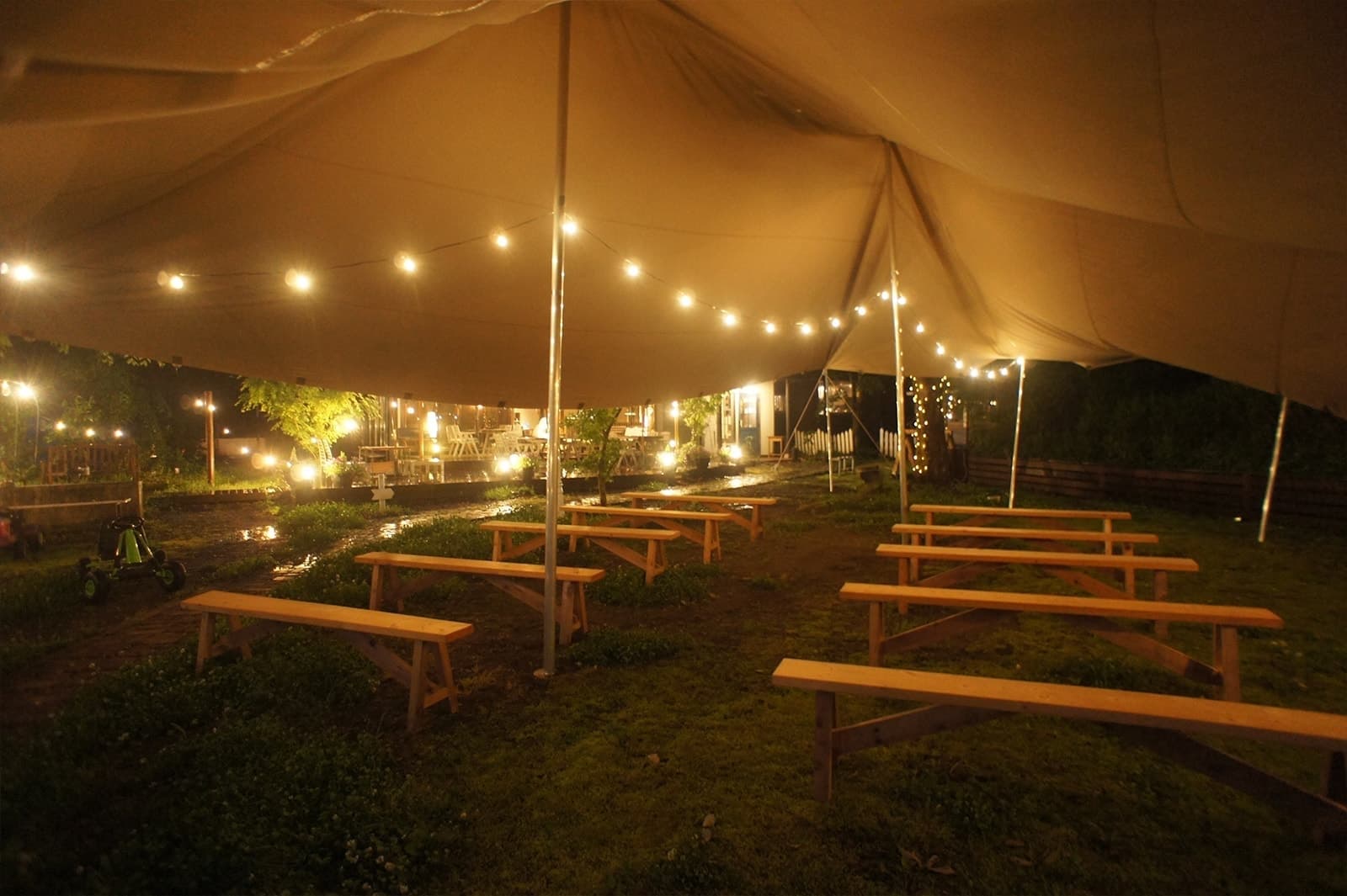 咲くカフェウェディング。garden wedding in 茨城大子