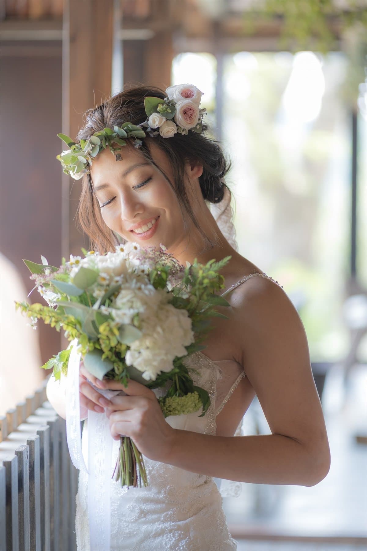 茨城・大子、お洒落カフェ＆ゲストハウス、咲くカフェのガーデンウェディング。garden wedding。